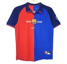 Maillot de Foot FC Barcelone Tenue Domicile Retro Centenary 1999-00 Maillot de Foot FC Barcelone Tenue Domicile Retro Centenary 1999-00