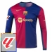 Maillot de Foot FC Barcelone Tenue Domicile With La Liga Patch 2024/25 Manche Longue Maillot de Foot FC Barcelone Tenue Domicile With La Liga Patch 2024/25 Manche Longue