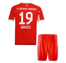 Maillot de Foot FC Bayern Munich Davies 19 Enfant Tenue Domicile 2025/26