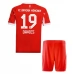 Maillot de Foot FC Bayern Munich Davies 19 Enfant Tenue Domicile 2025/26