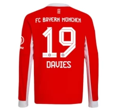 Maillot de Foot FC Bayern Munich Davies 19 Tenue Domicile 2025/26 Manche Longue