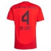 Maillot de Foot FC Bayern Munich De Ligt 4 Tenue Domicile 2024/25