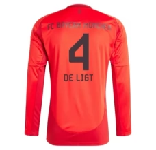 Maillot de Foot FC Bayern Munich De Ligt 4 Tenue Domicile 2024/25 Manche Longue