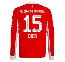 Maillot de Foot FC Bayern Munich Dier 15 Tenue Domicile 2025/26 Manche Longue