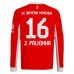 Maillot de Foot FC Bayern Munich J.Palhinha 16 Tenue Domicile 2025/26 Manche Longue