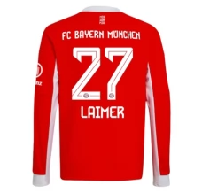 Maillot de Foot FC Bayern Munich Laimer 27 Tenue Domicile 2025/26 Manche Longue