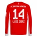 Maillot de Foot FC Bayern Munich Luis Díaz 14 Tenue Domicile 2025/26 Manche Longue Maillot de Foot FC Bayern Munich Luis Díaz 14 Tenue Domicile 2025/26 Manche Longue