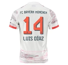 Maillot de Foot FC Bayern Munich Luis Díaz 14 Tenue Extérieur 2025/26