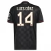 Maillot de Foot FC Bayern Munich Luis Díaz 14 Tenue Third 2025/26