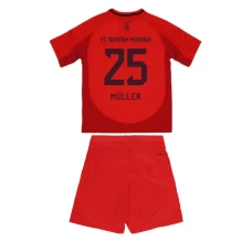 Maillot de Foot FC Bayern Munich Müller 25 Enfant Tenue Domicile 2024/25