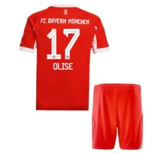 Maillot de Foot FC Bayern Munich Olise 17 Enfant Tenue Domicile 2025/26