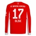 Maillot de Foot FC Bayern Munich Olise 17 Tenue Domicile 2025/26 Manche Longue