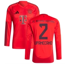 Maillot de Foot FC Bayern Munich Upamecano 2 Tenue Domicile 2024/25 Manche Longue