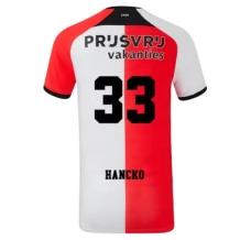 Maillot de Foot Feyenoord Rotterdam Hancko 33 Tenue Domicile 2024/25