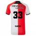 Maillot de Foot Feyenoord Rotterdam Hancko 33 Tenue Domicile 2024/25