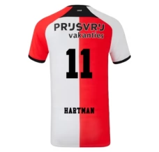 Maillot de Foot Feyenoord Rotterdam Hartman 11 Tenue Domicile 2024/25