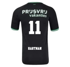 Maillot de Foot Feyenoord Rotterdam Hartman 11 Tenue Extérieur 2024/25