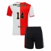 Maillot de Foot Feyenoord Rotterdam Paixao 14 Enfant Tenue Domicile 2025/26
