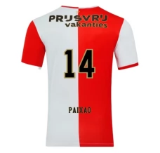 Maillot de Foot Feyenoord Rotterdam Paixao 14 Tenue Domicile 2025/26
