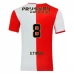 Maillot de Foot Feyenoord Rotterdam Q.Timber 8 Tenue Domicile 2025/26