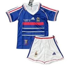 Maillot de Foot France Enfant Tenue Domicile Retro 1998