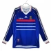Maillot de Foot France Tenue Domicile Retro 1998 Manche Longue