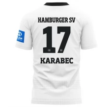 Maillot de Foot Hamburger SV Karabec 17 Tenue Domicile 2024/25