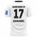Maillot de Foot Hamburger SV Karabec 17 Tenue Domicile 2024/25