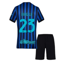 Maillot de Foot Inter Milan Barella 23 Enfant Tenue Domicile 2025/26