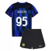 Maillot de Foot Inter Milan Bastoni 95 Enfant Tenue Domicile 2023/24