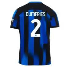 Maillot de Foot Inter Milan Dumfries 2 Tenue Domicile 2023/24