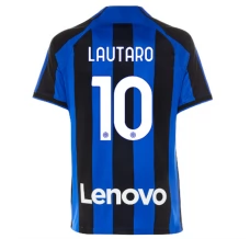 Maillot de Foot Inter Milan Lautaro 10 Tenue Domicile 2022/23