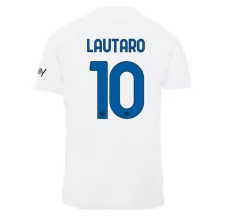 Maillot de Foot Inter Milan Lautaro 10 Tenue Extérieur 2023/24