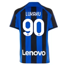 Maillot de Foot Inter Milan Lukaku 90 Tenue Domicile 2022/23