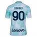 Maillot de Foot Inter Milan Lukaku 90 Tenue Extérieur 2022/23