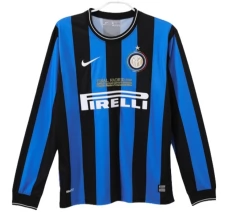 Maillot de Foot Inter Milan Tenue Domicile Retro 2009-10 Manche Longue