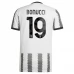 Maillot de Foot Juventus Bonucci 19 Tenue Domicile 2022/23