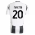 Maillot de Foot Juventus FC Miretti 20 Tenue Domicile 2024/25