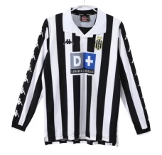 Maillot de Foot Juventus FC Tenue Domicile Retro 1999-00 Manche Longue