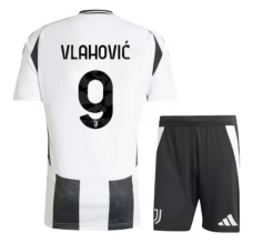 Maillot de Foot Juventus FC Vlahović 9 Enfant Tenue Domicile 2024/25