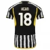 Maillot de Foot Juventus Kean 18 Tenue Domicile 2023/24
