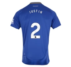 Maillot de Foot Leicester City Justin 2 Tenue Domicile 2024/25