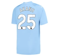 Maillot de Foot Manchester City Akanji 25 Tenue Domicile 2023/24