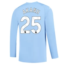 Maillot de Foot Manchester City Akanji 25 Tenue Domicile 2023/24 Manche Longue