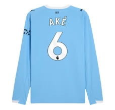 Maillot de Foot Manchester City Aké 6 Tenue Domicile 2025/26 Manche Longue Maillot de Foot Manchester City Aké 6 Tenue Domicile 2025/26 Manche Longue