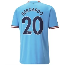 Maillot de Foot Manchester City Bernardo 20 Tenue Domicile 2022/23
