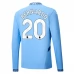 Maillot de Foot Manchester City Bernardo 20 Tenue Domicile 2024/25 Manche Longue