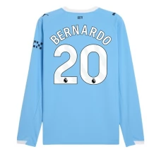 Maillot de Foot Manchester City Bernardo 20 Tenue Domicile 2025/26 Manche Longue