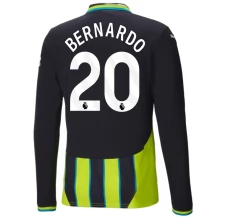 Maillot de Foot Manchester City Bernardo 20 Tenue Extérieur 2024/25 Manche Longue Maillot de Foot Manchester City Bernardo 20 Tenue Extérieur 2024/25 Manche Longue