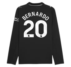 Maillot de Foot Manchester City Bernardo 20 Tenue Extérieur 2025/26 Manche Longue